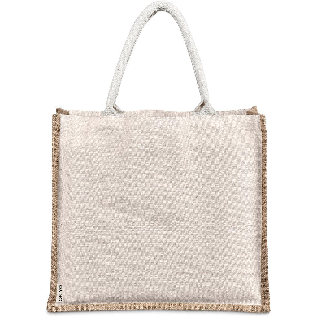 Chinsai Maxi Jute & Cotton Tote