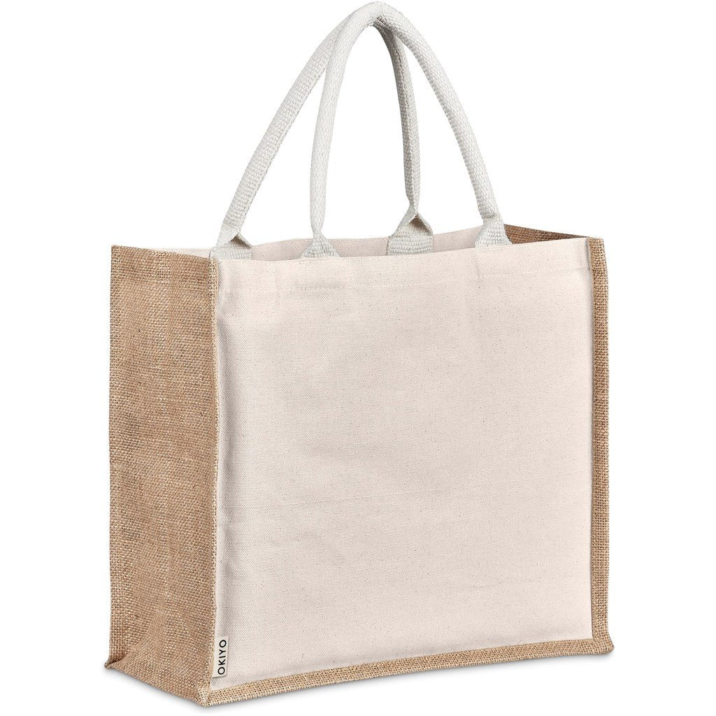 Chinsai Maxi Jute & Cotton Tote