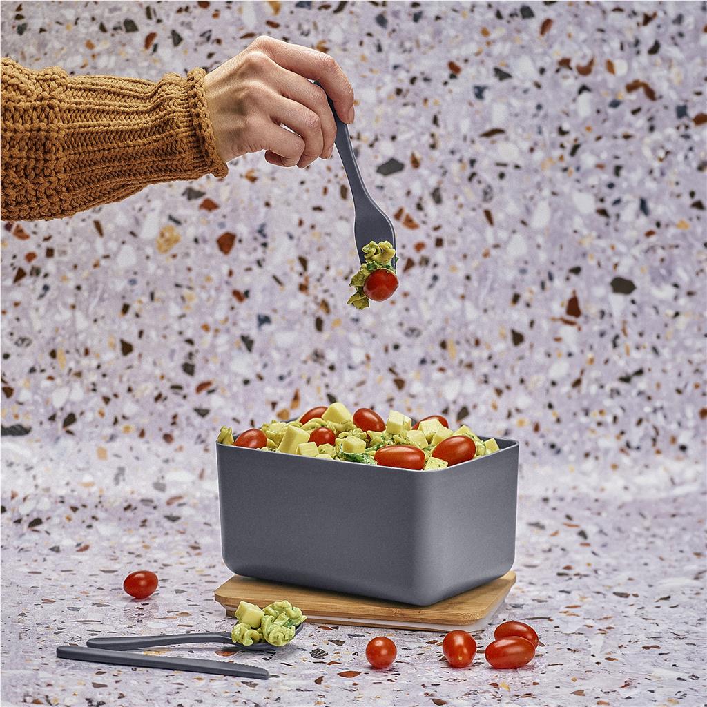 Pasuta Recycled Plastic & Bamboo Lunch Box