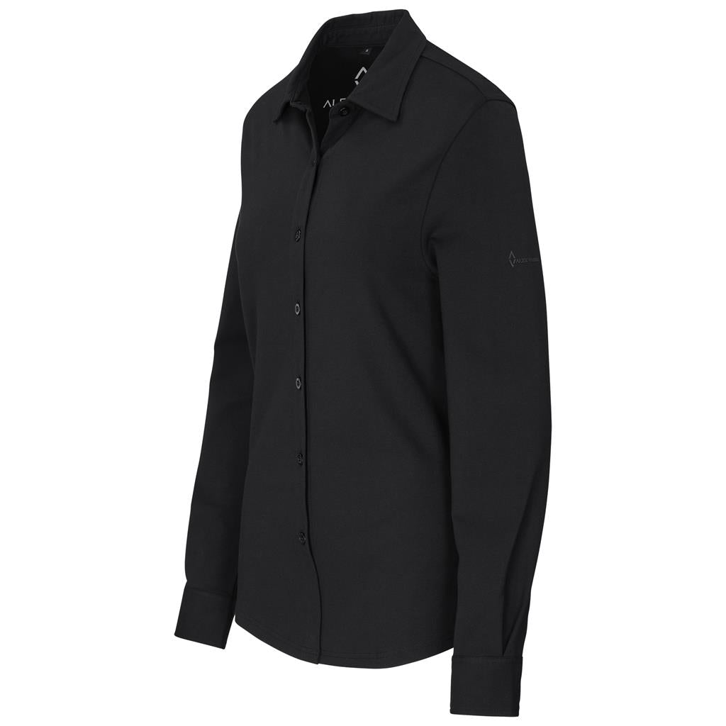Ladies Long Sleeve  Cronus Knitted Shirt