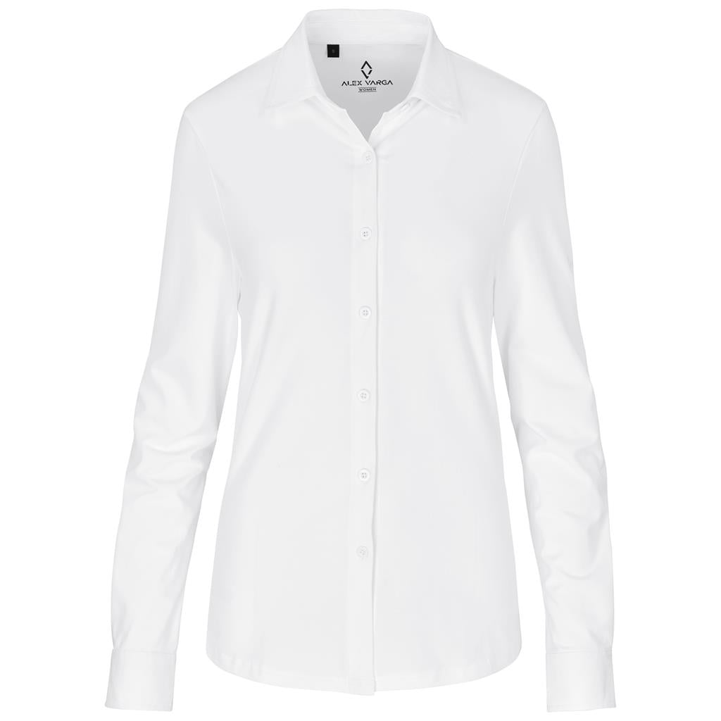 Ladies Long Sleeve  Cronus Knitted Shirt