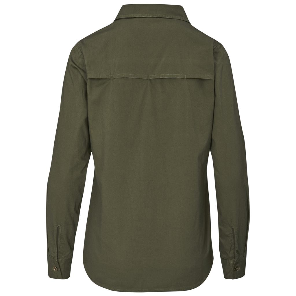 Ladies Long Sleeve Mawenzi Twill Shirt