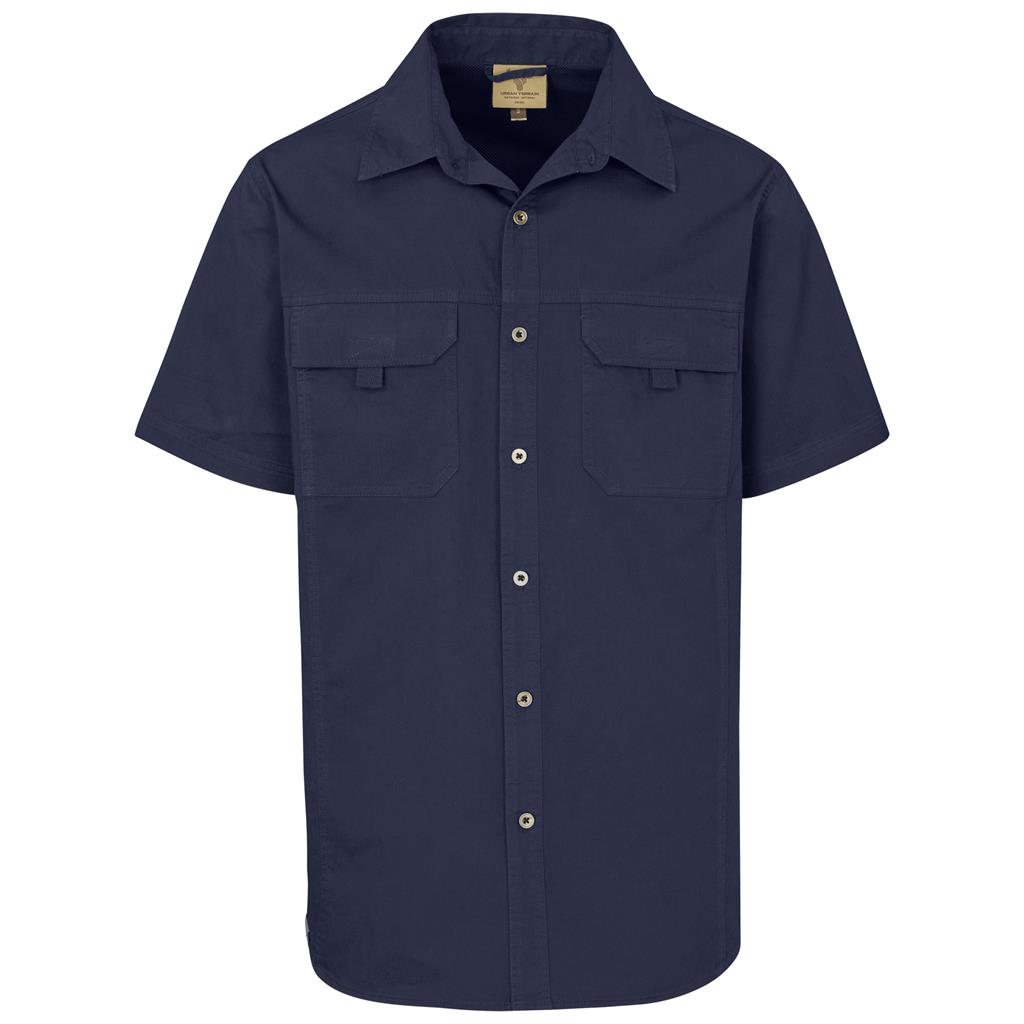 Mens Short Sleeve Mawenzi Twill Shirt
