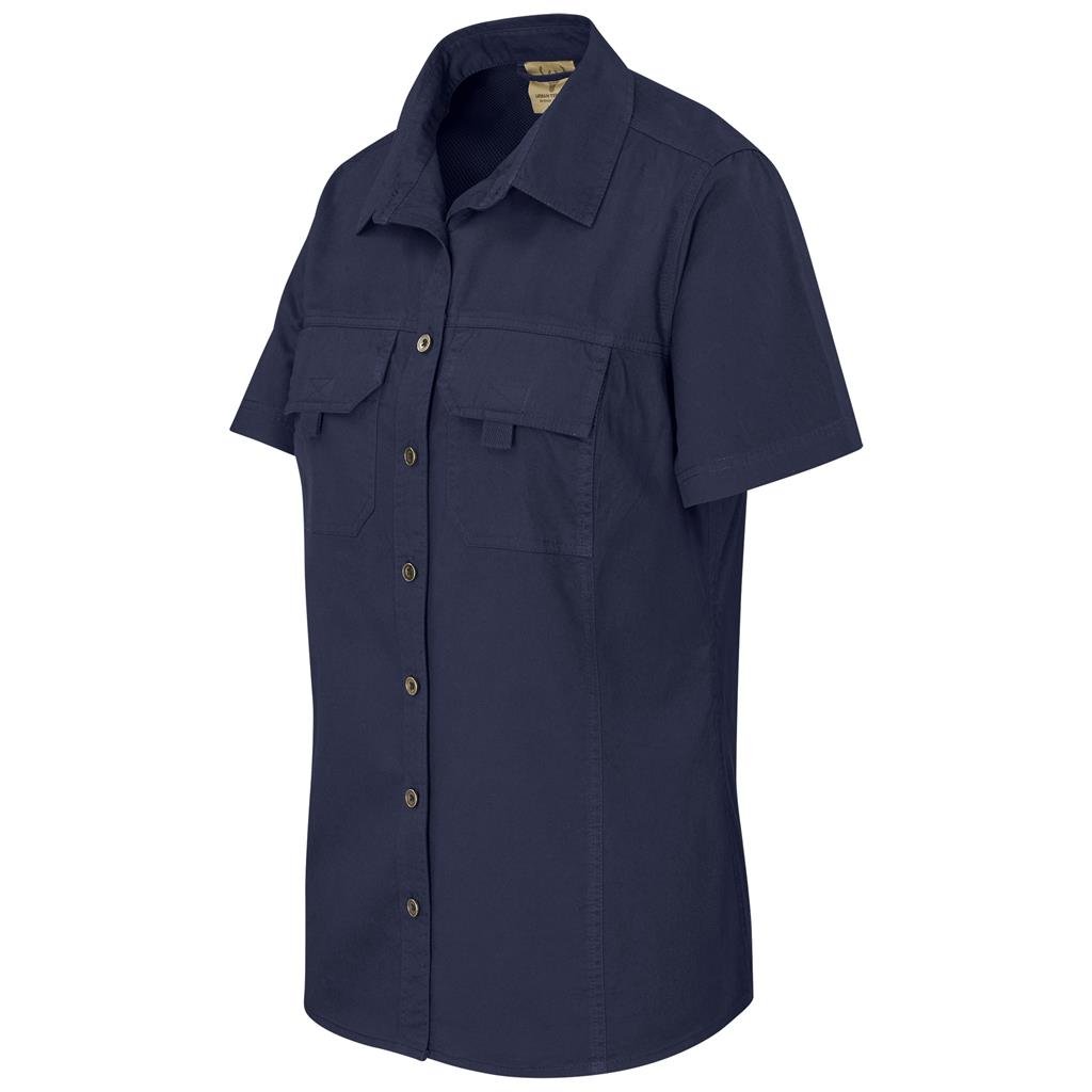 Ladies Short Sleeve Mawenzi Twill Shirt