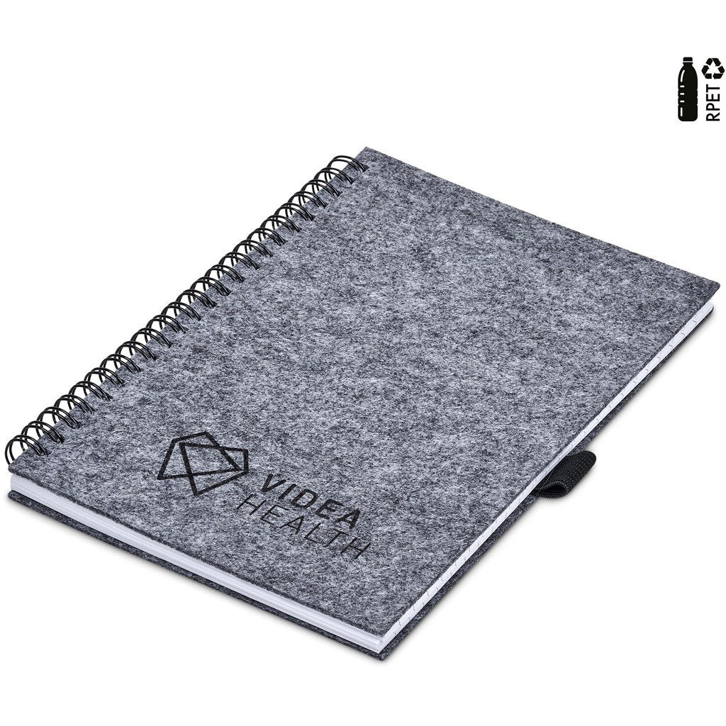 Fuji Recycled PET Felt A5 Spiral Notebook