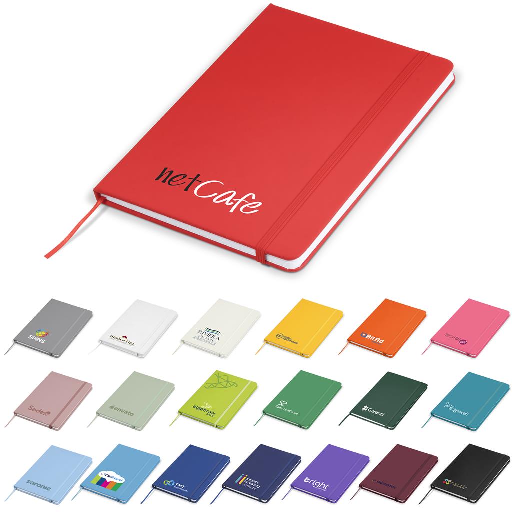 Omega A5 Hard Cover Notebook