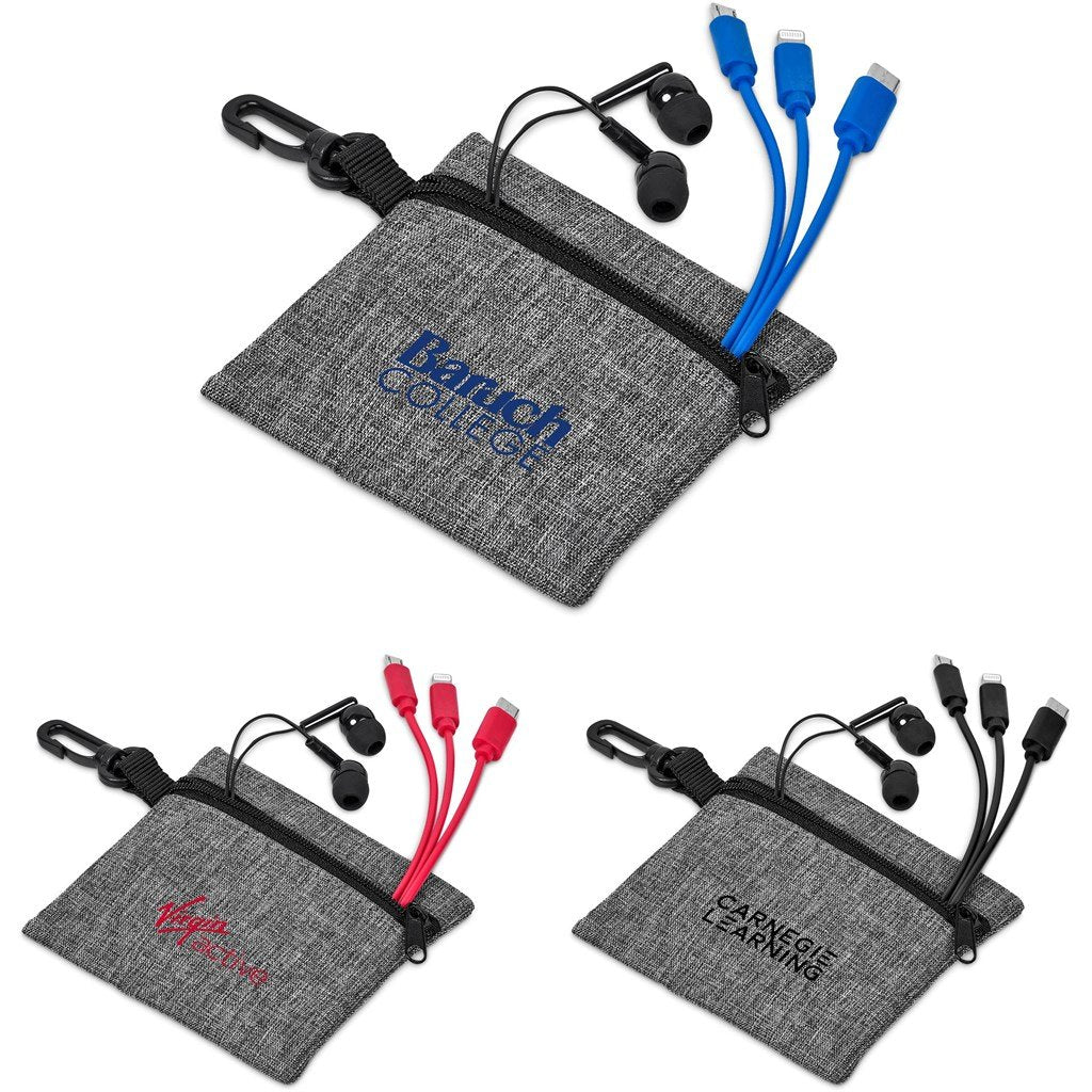 Zenia Earbuds & Tri-Cable Set