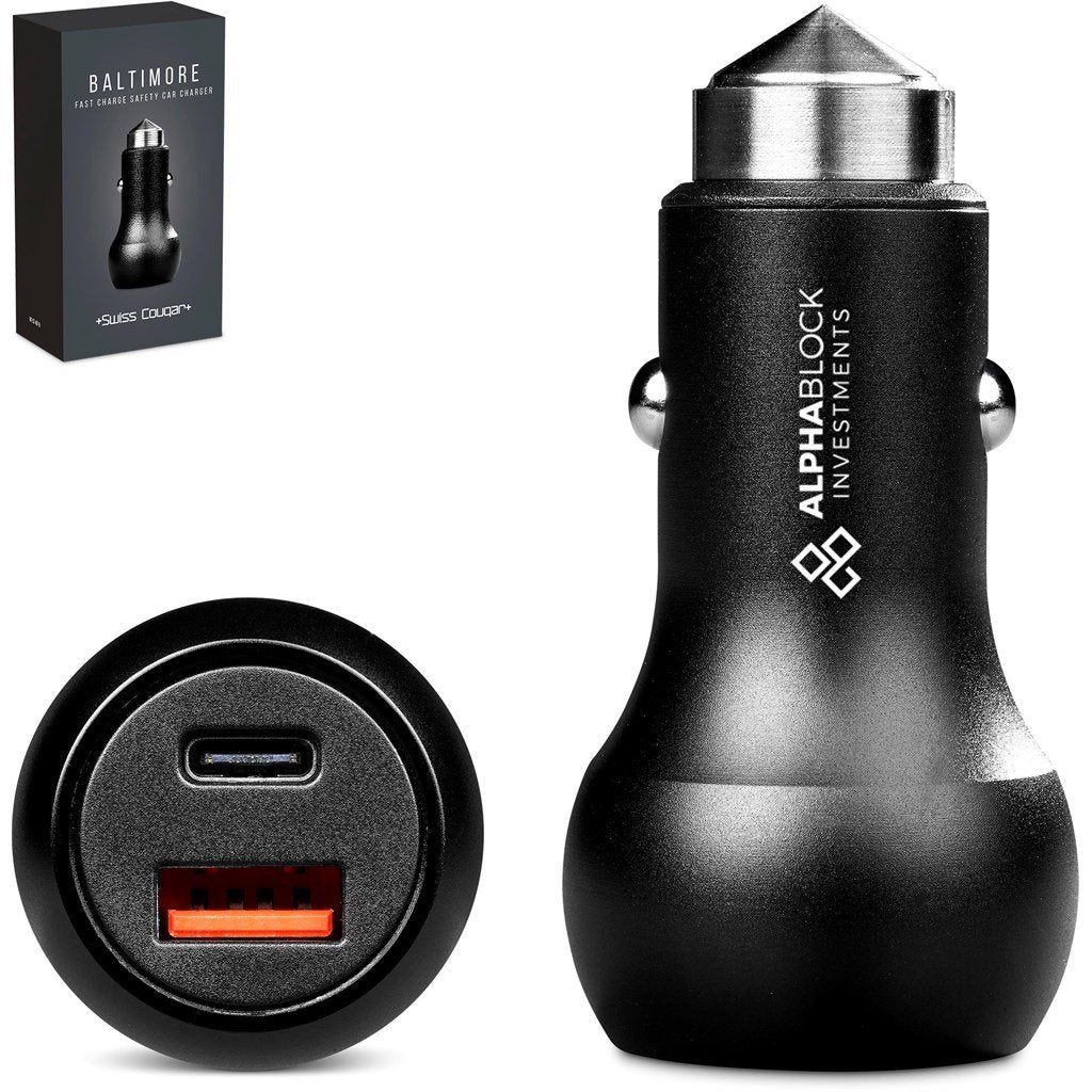 Baltimore 2 -in-1 Fast Car Charger & Tool