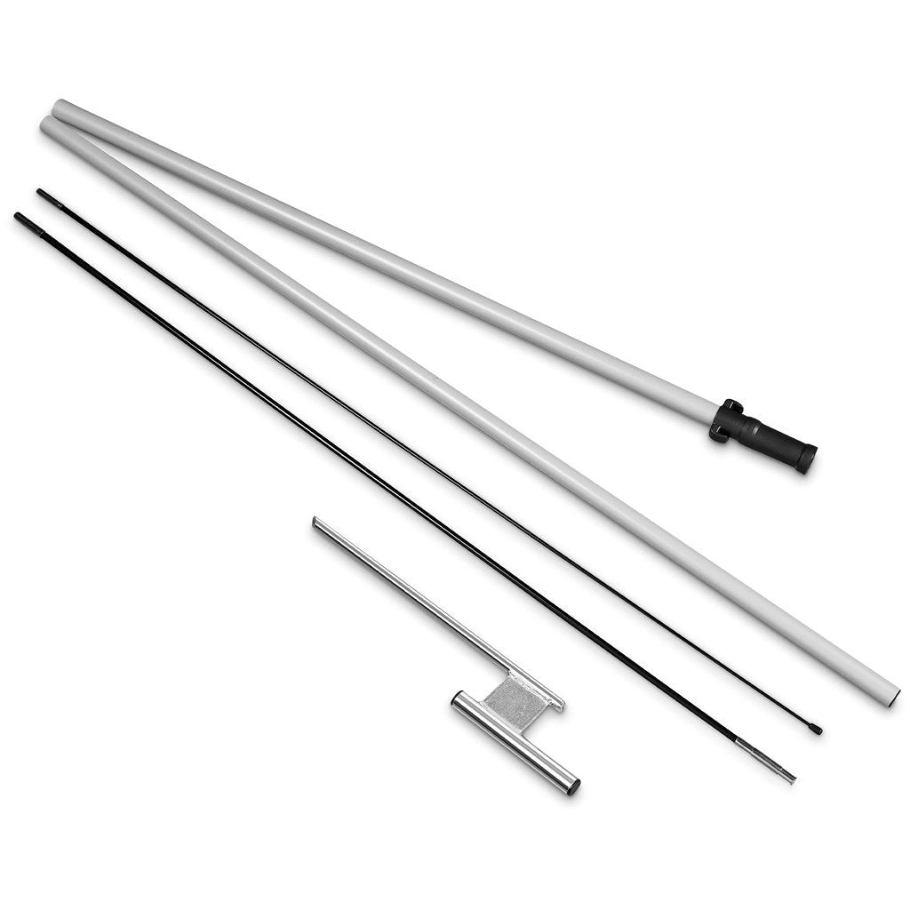 3M Sublimated Sharkfin Double-Sided Flying Banner - 1 complete unit