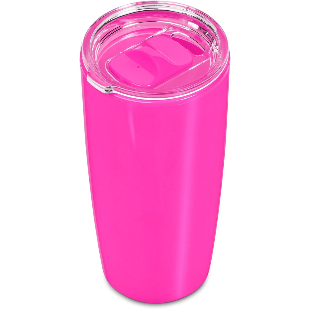 Daytona Plastic 2-in-1 Double-Wall Tumbler & Straw - 600ml