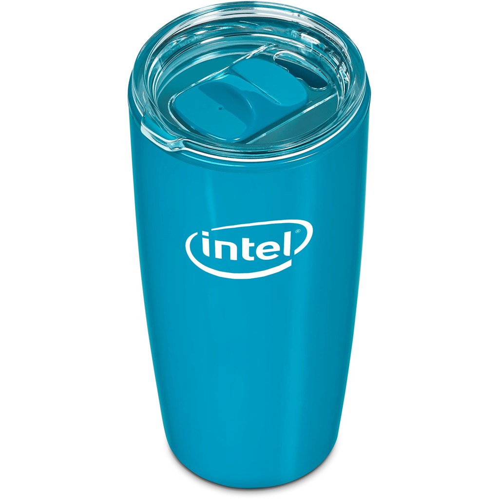 Daytona Plastic 2-in-1 Double-Wall Tumbler & Straw - 600ml