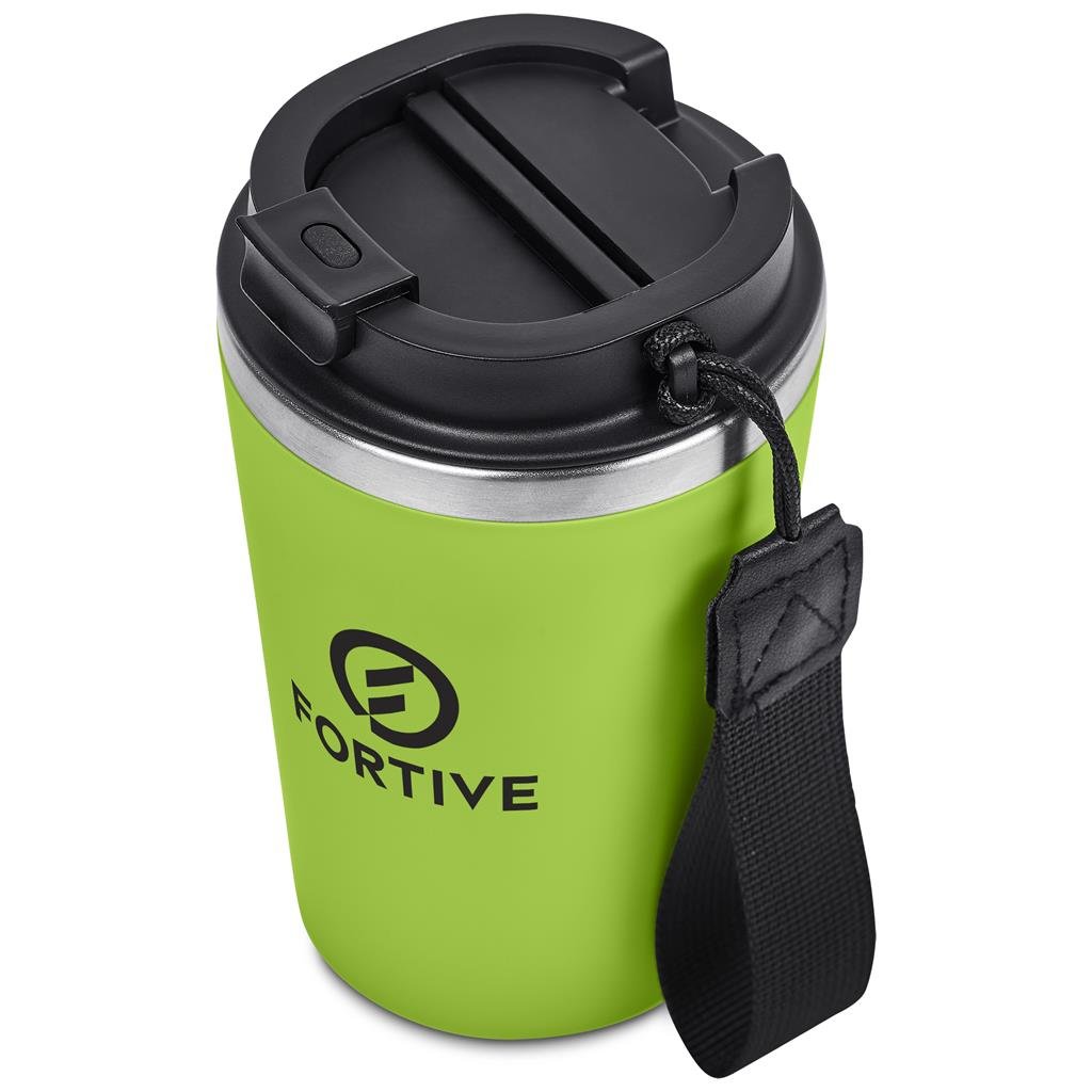 Luca Stainless Steel & Plastic Double-Wall Tumbler – 350ml