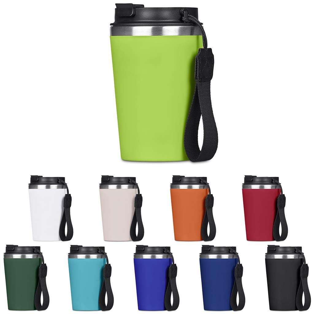 Luca Stainless Steel & Plastic Double-Wall Tumbler – 350ml
