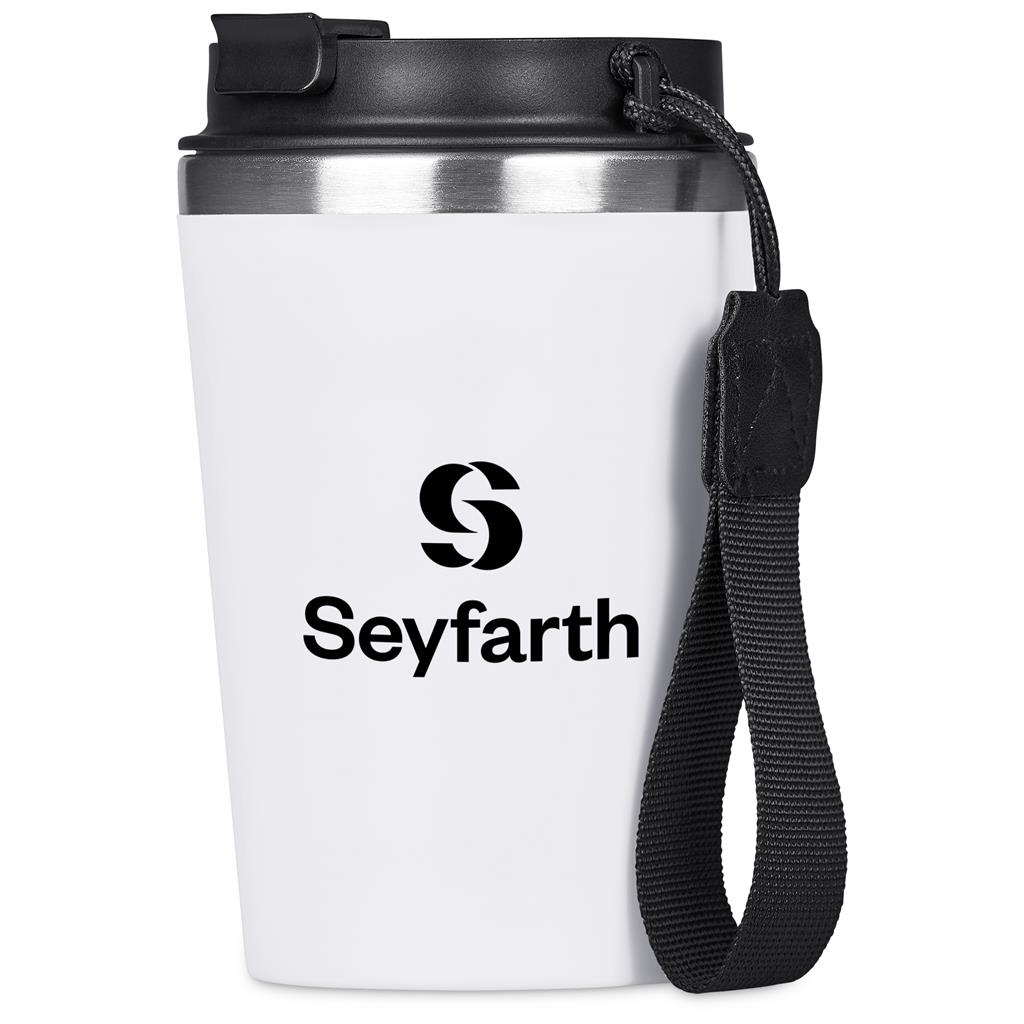 Luca Stainless Steel & Plastic Double-Wall Tumbler – 350ml