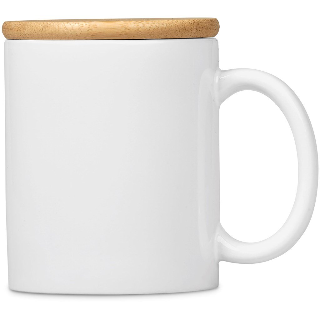 Sozo Bamboo & Ceramic Sublimation Coffee Mug - 330ml