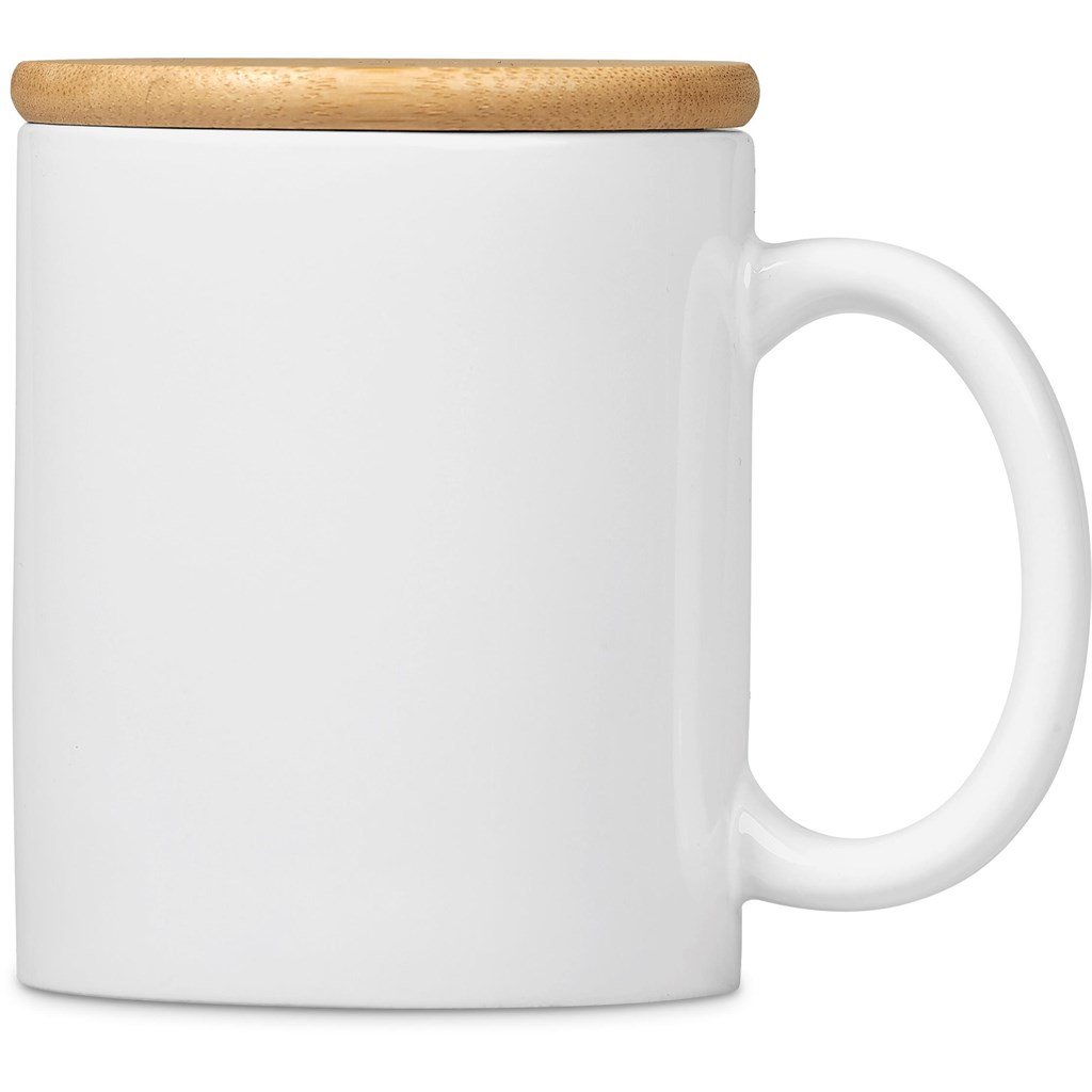 Sozo Bamboo & Ceramic Sublimation Coffee Mug - 330ml