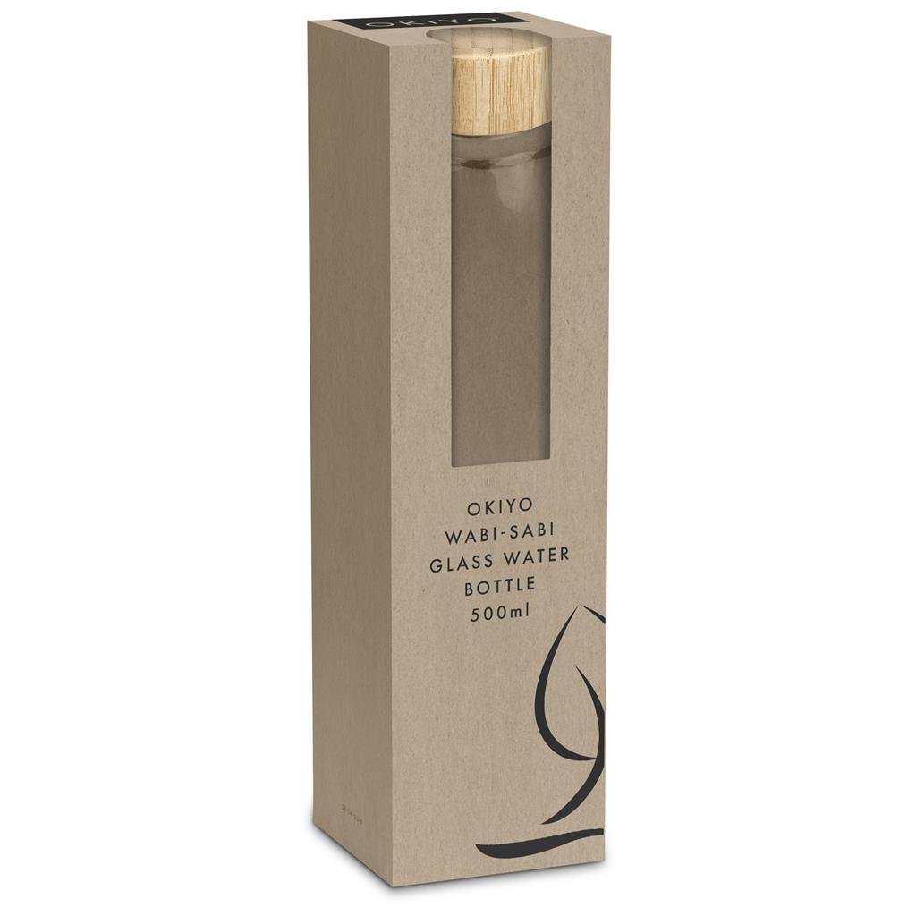 Wabi-Sabi Glass Water Bottle - 500ml