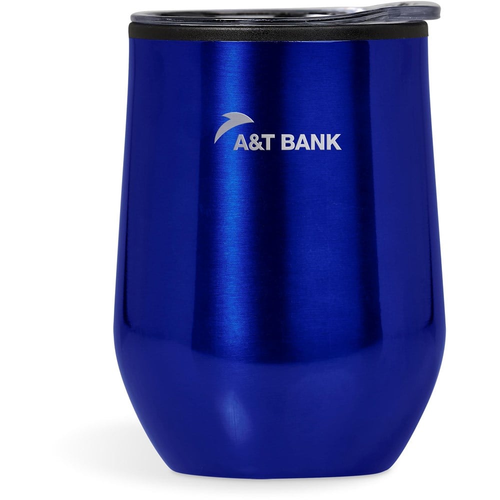 Stainless Steel & Plastic Double-Wall Tumbler - 350ml