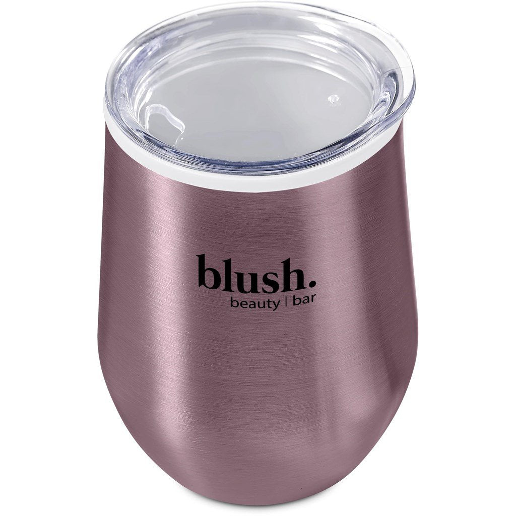 Vogue Madison Stainless Steel & Plastic Double-Wall Tumbler - 350ml