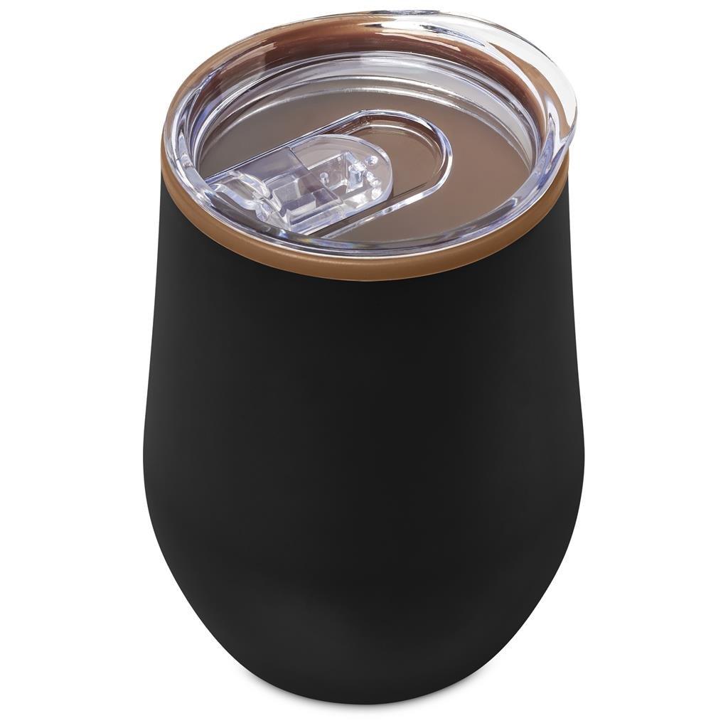 Ovolo Stainless Steel & Plastic Double-Wall Tumbler – 350ml