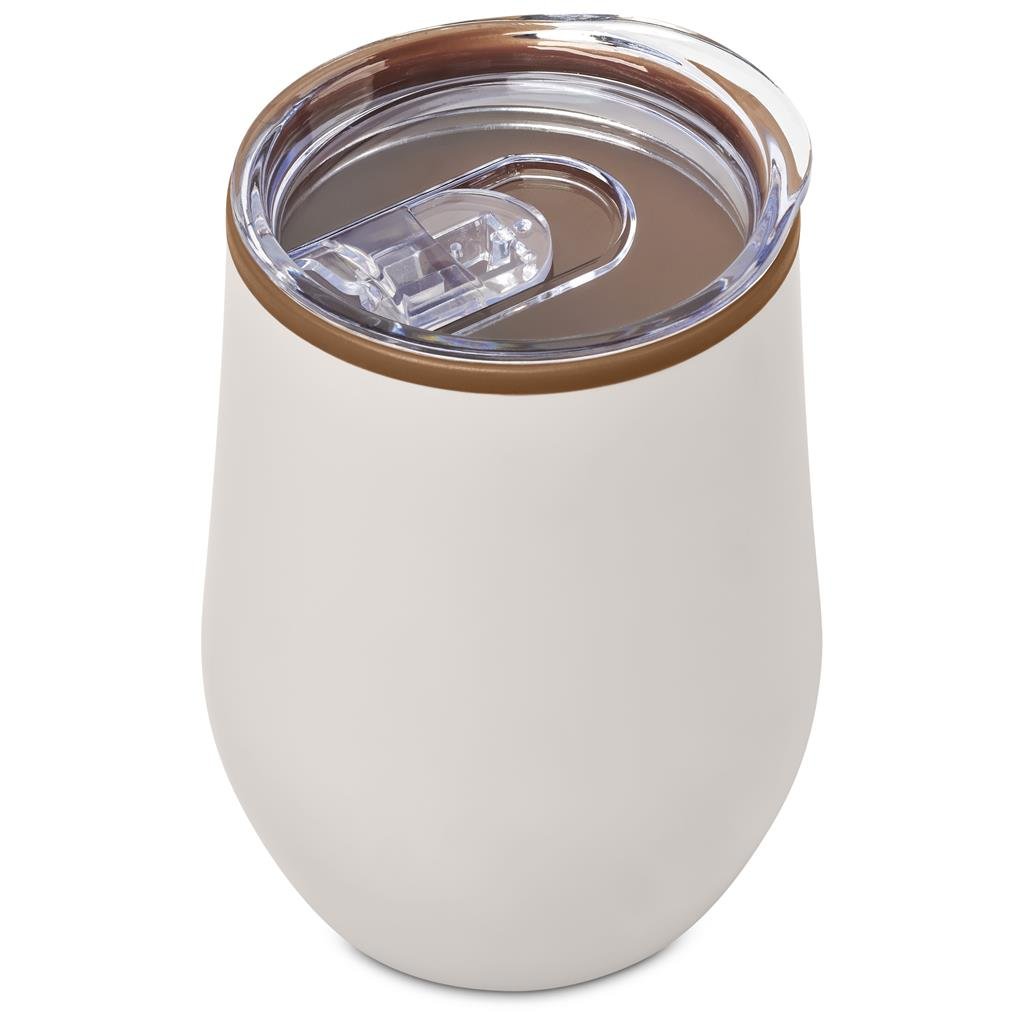 Ovolo Stainless Steel & Plastic Double-Wall Tumbler – 350ml
