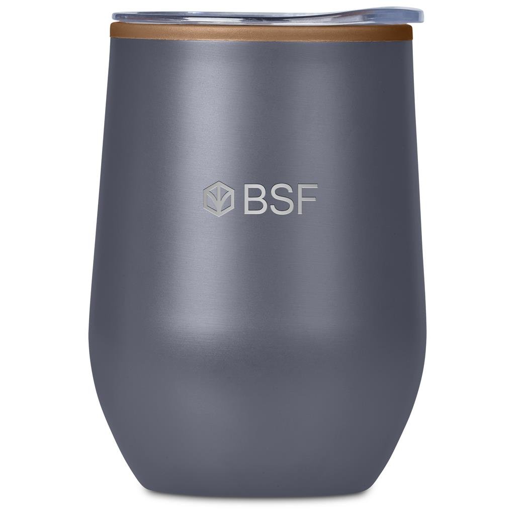 Ovolo Stainless Steel & Plastic Double-Wall Tumbler – 350ml
