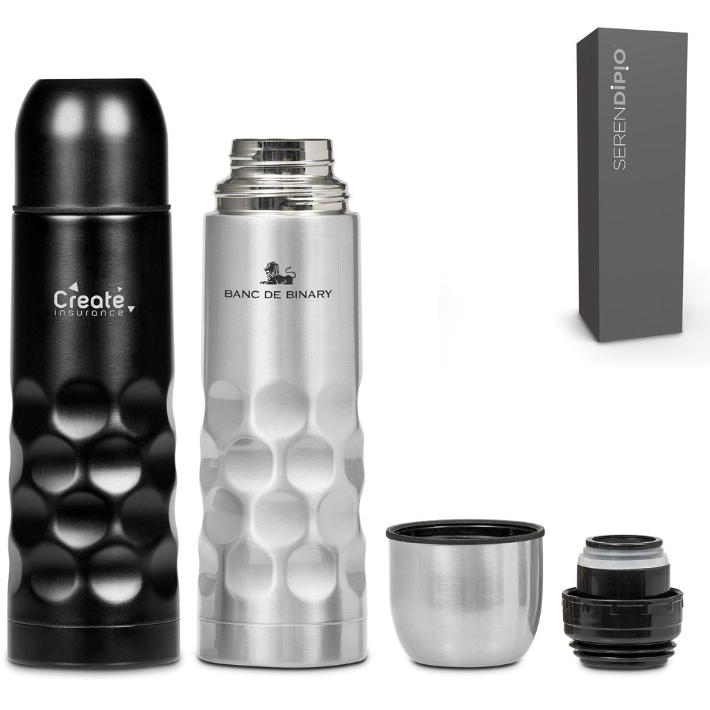 Patterned Stainless Steel Vacuum Flask - 500ml