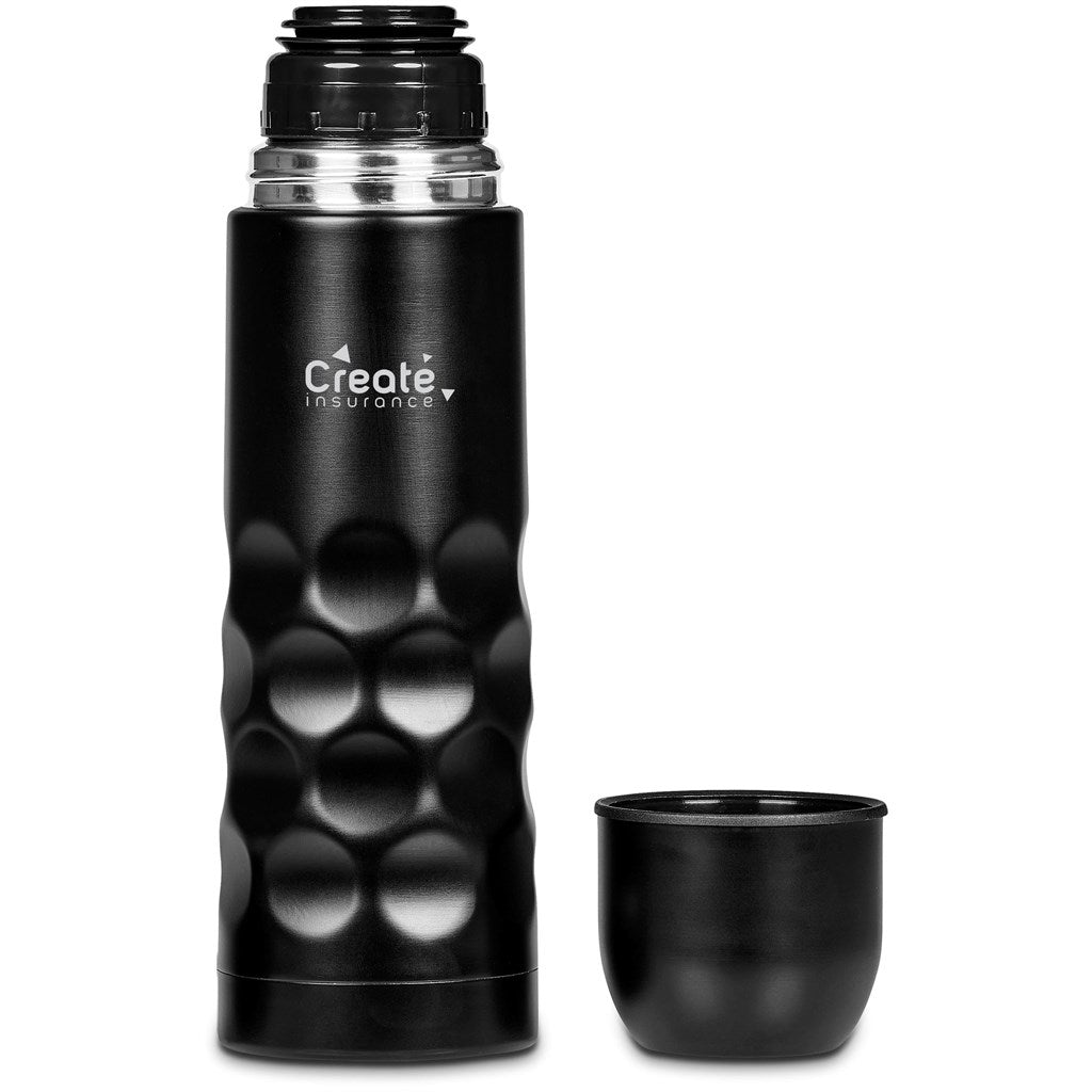 Patterned Stainless Steel Vacuum Flask - 500ml