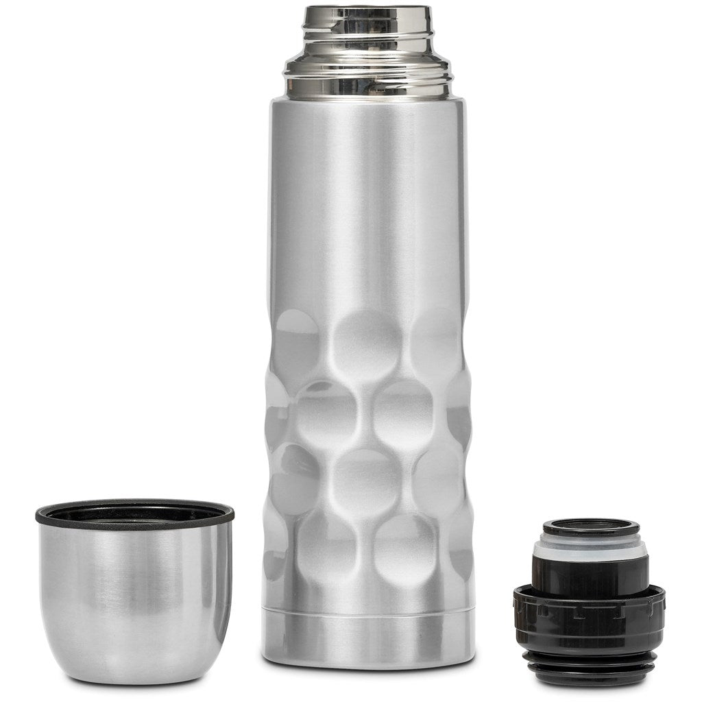 Patterned Stainless Steel Vacuum Flask - 500ml
