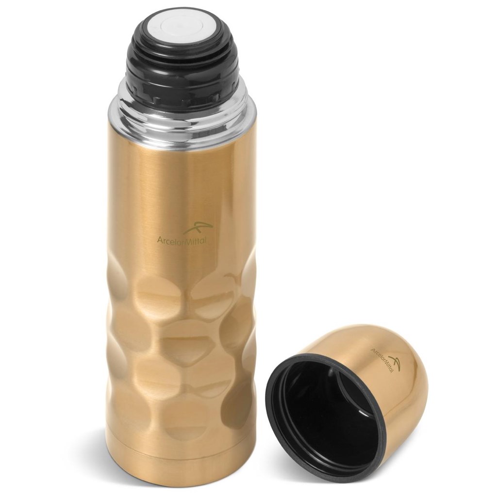 Patterned Stainless Steel Vacuum Flask - 500ml