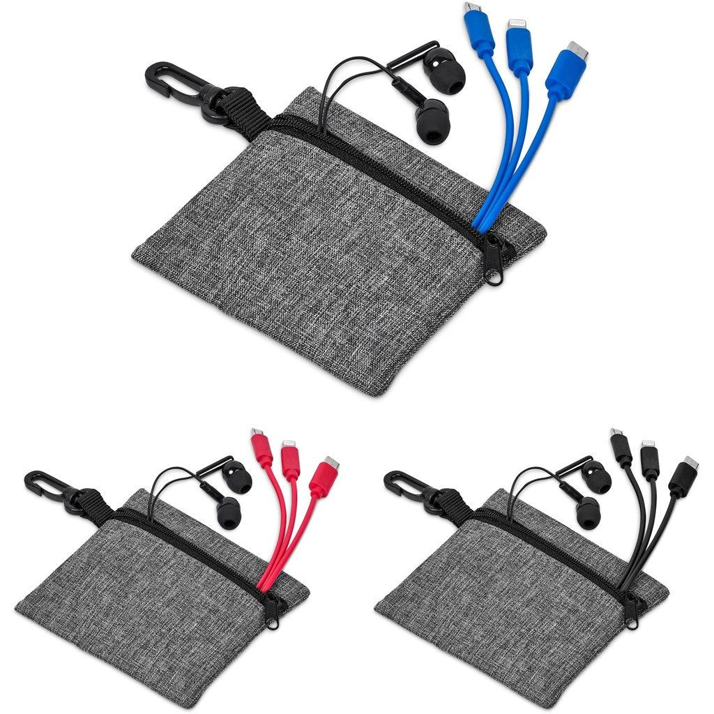 Zenia Earbuds & Tri-Cable Set