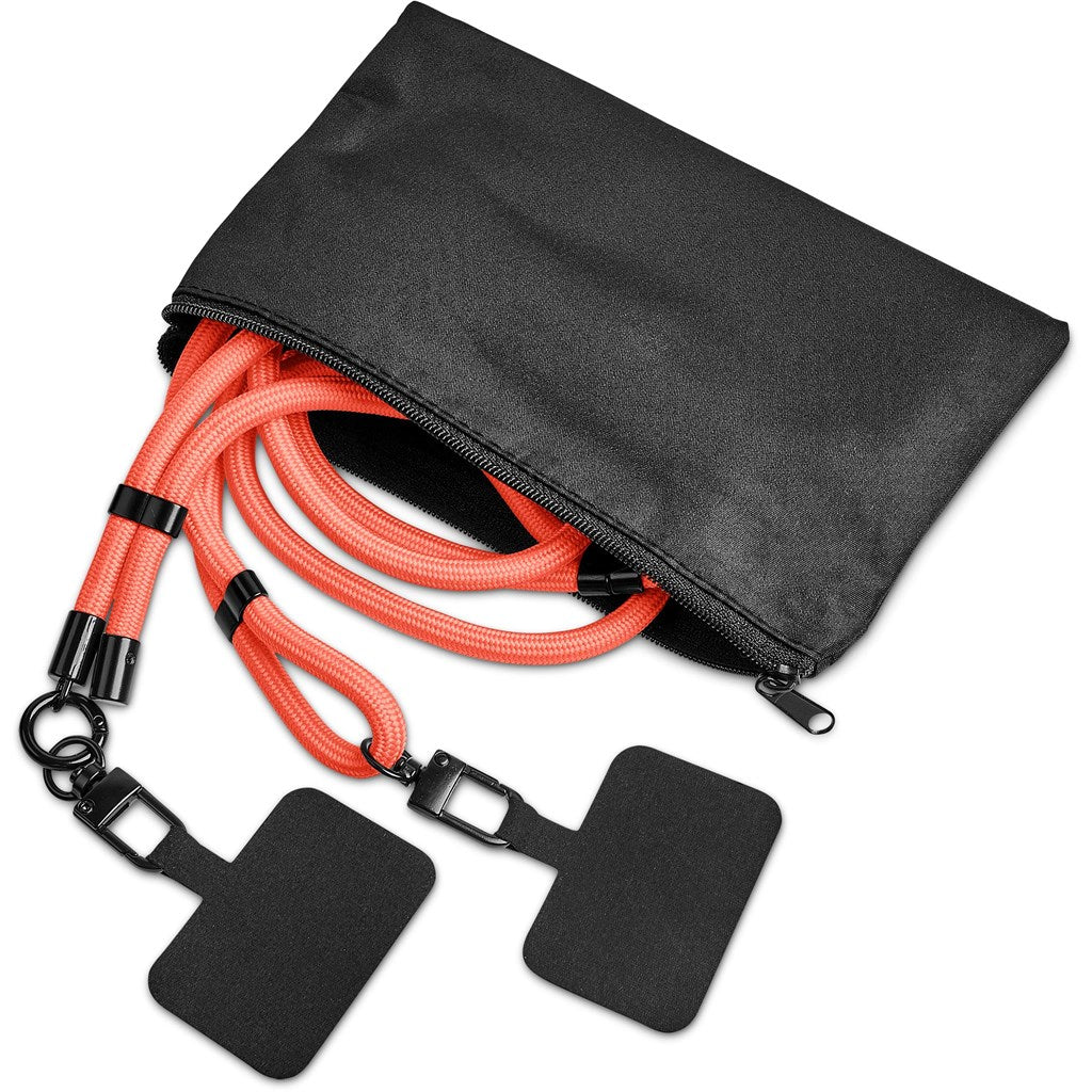 Fusion Crossbody & Wrist Phone Strap Set in Pouch