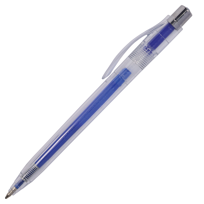 Translucent Ballpoint Pen with Coloured Refill