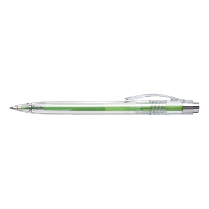 Translucent Ballpoint Pen with Coloured Refill