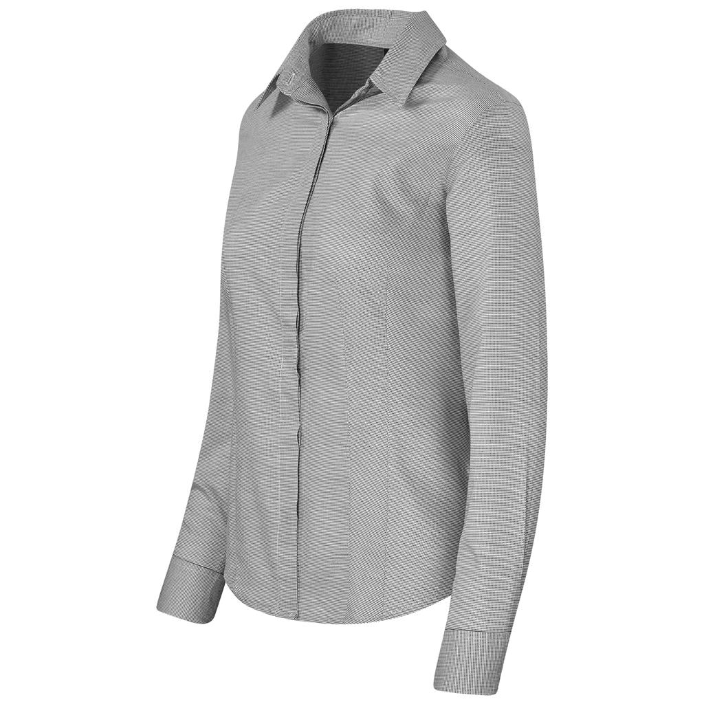 Ladies Long Sleeve Taylor Shirt - White