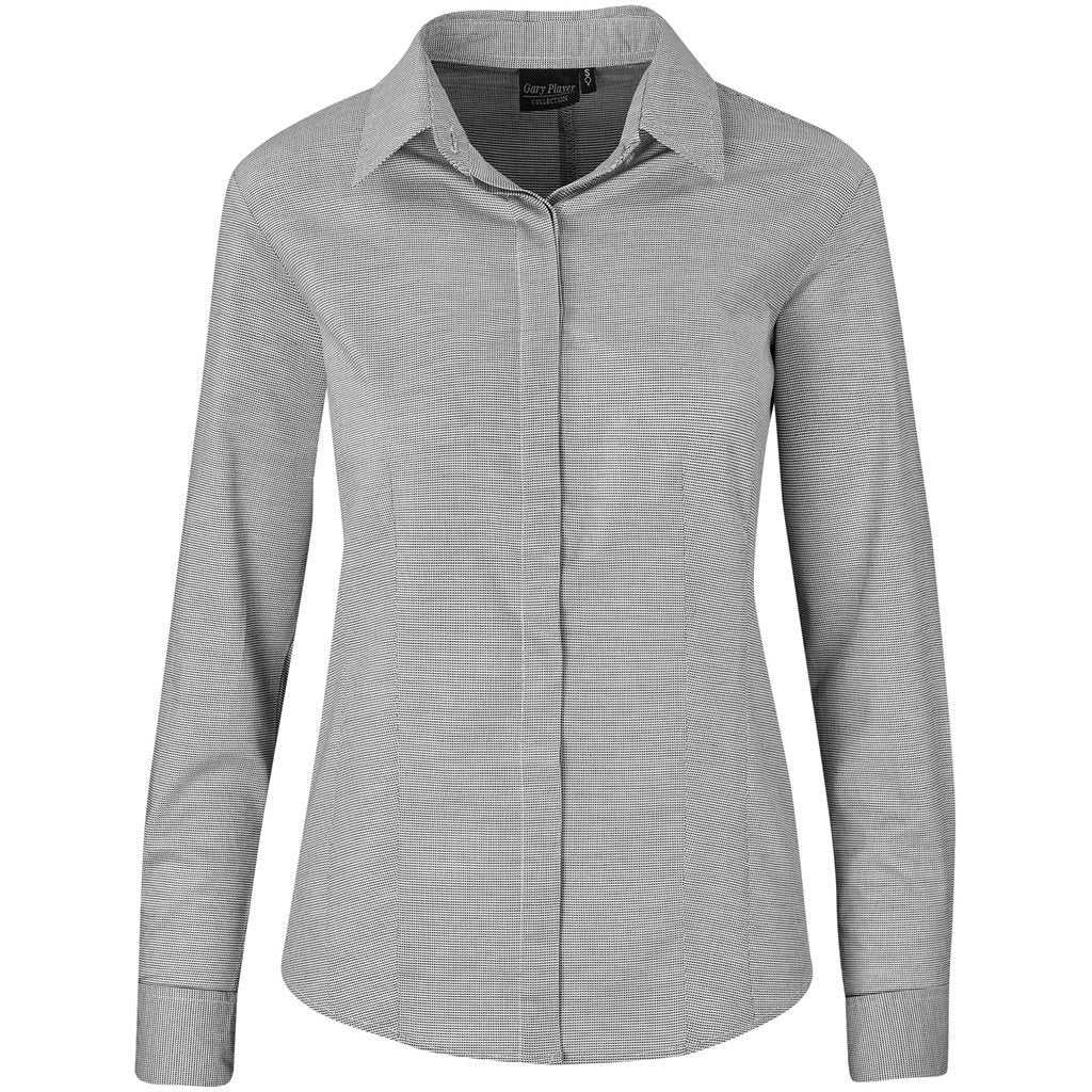 Ladies Long Sleeve Taylor Shirt - White