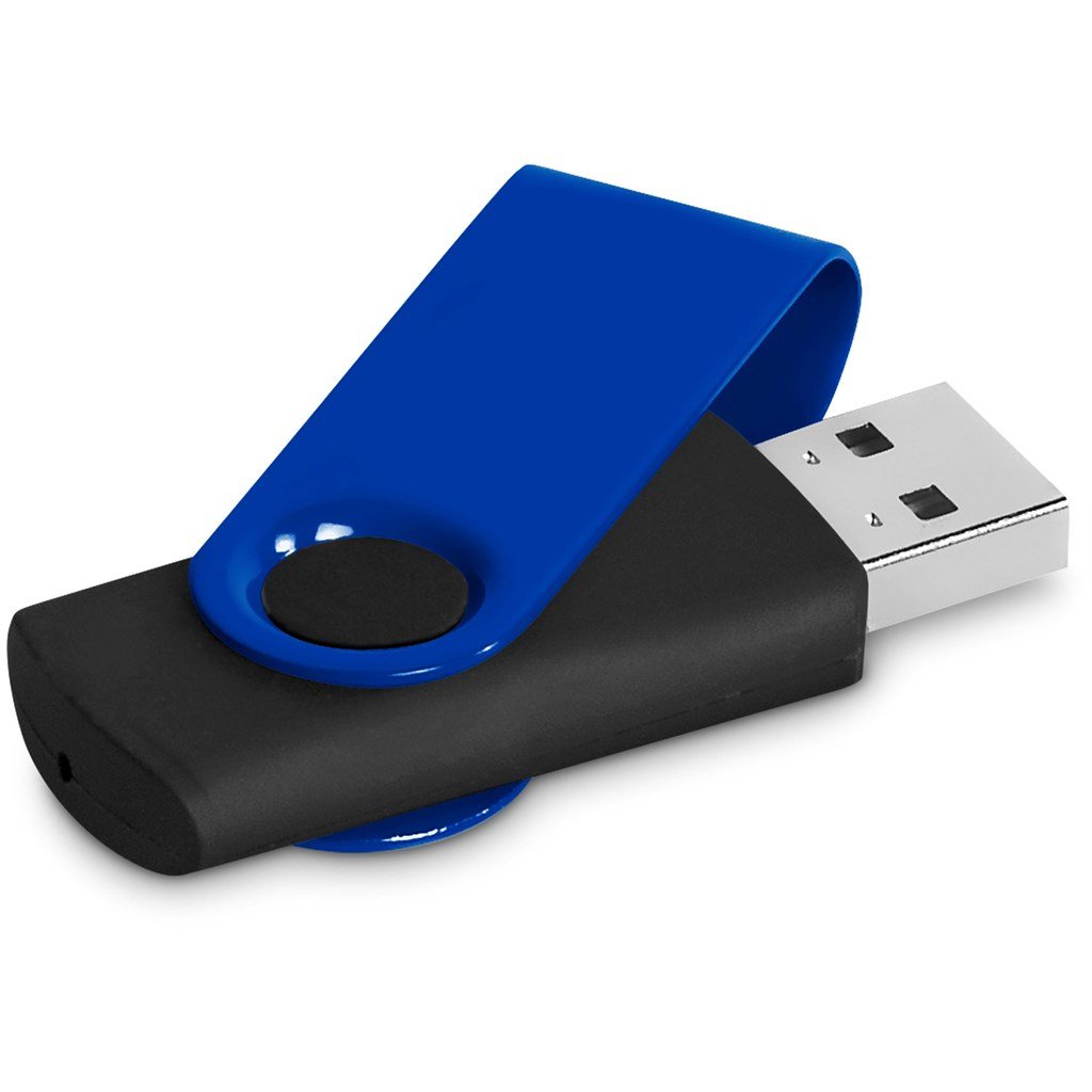 Axis Gyro Black Flash Drive - 8GB