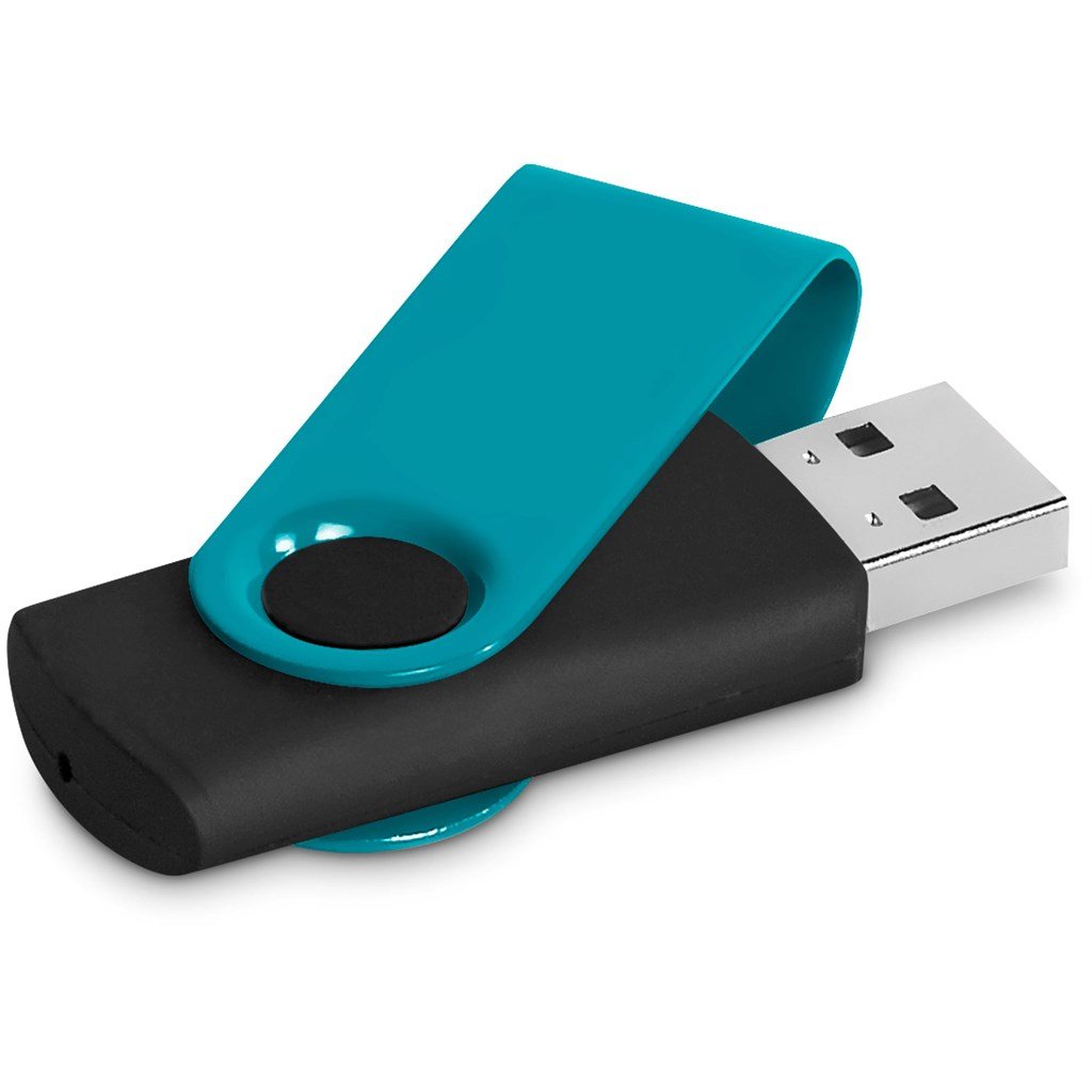 Axis Gyro Black Flash Drive - 8GB