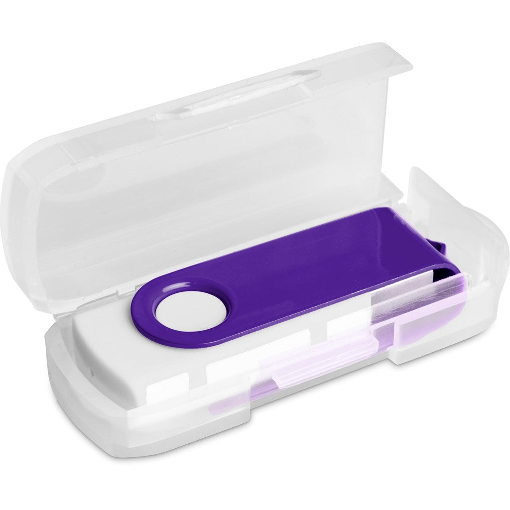 Axis Gyro White Flash Drive - 16GB