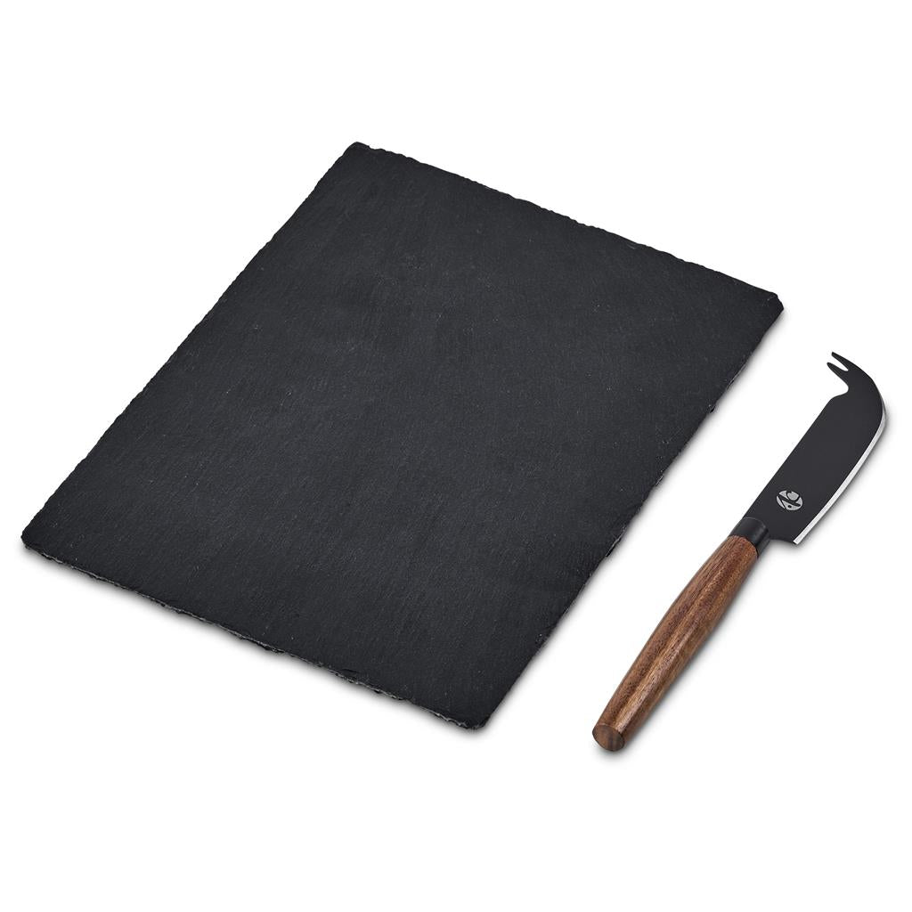 Clarens Slate Cheese Board Set