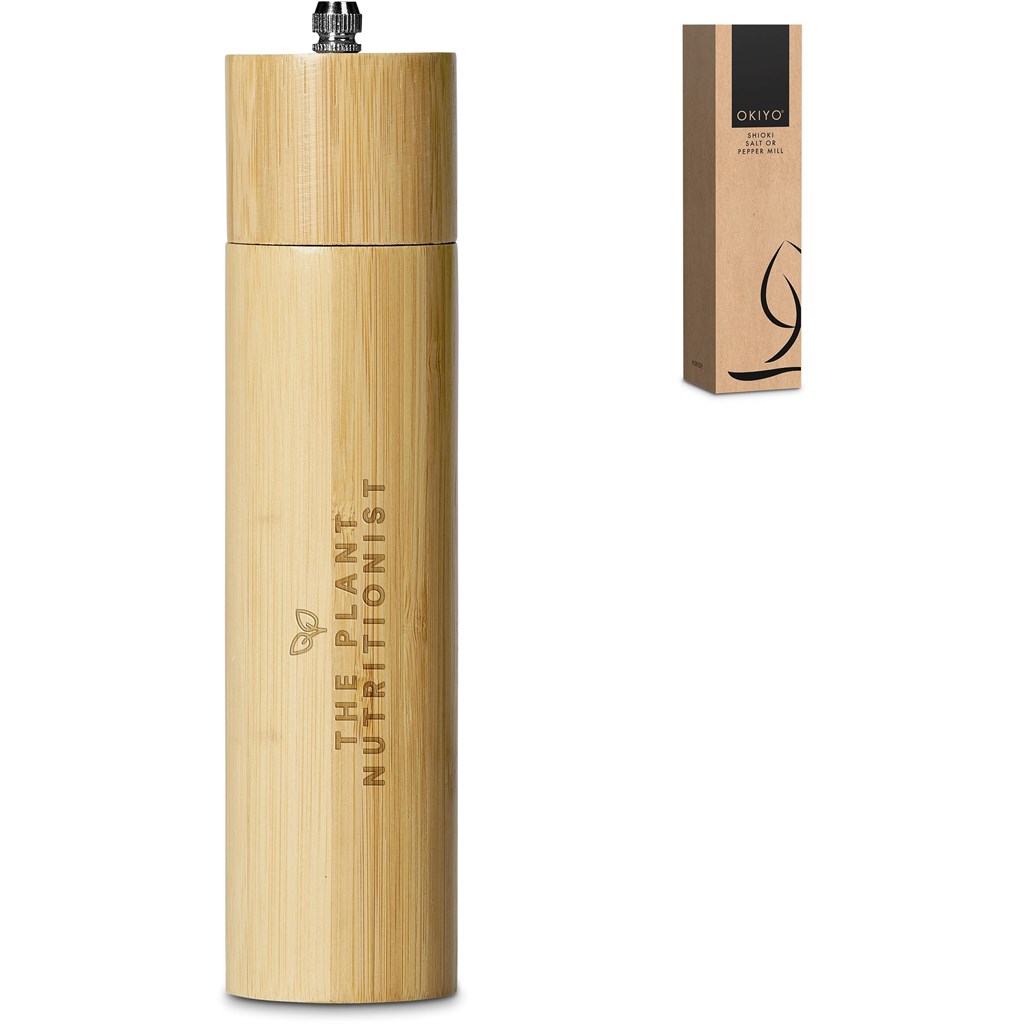 Shioki Bamboo Salt or Pepper Mill