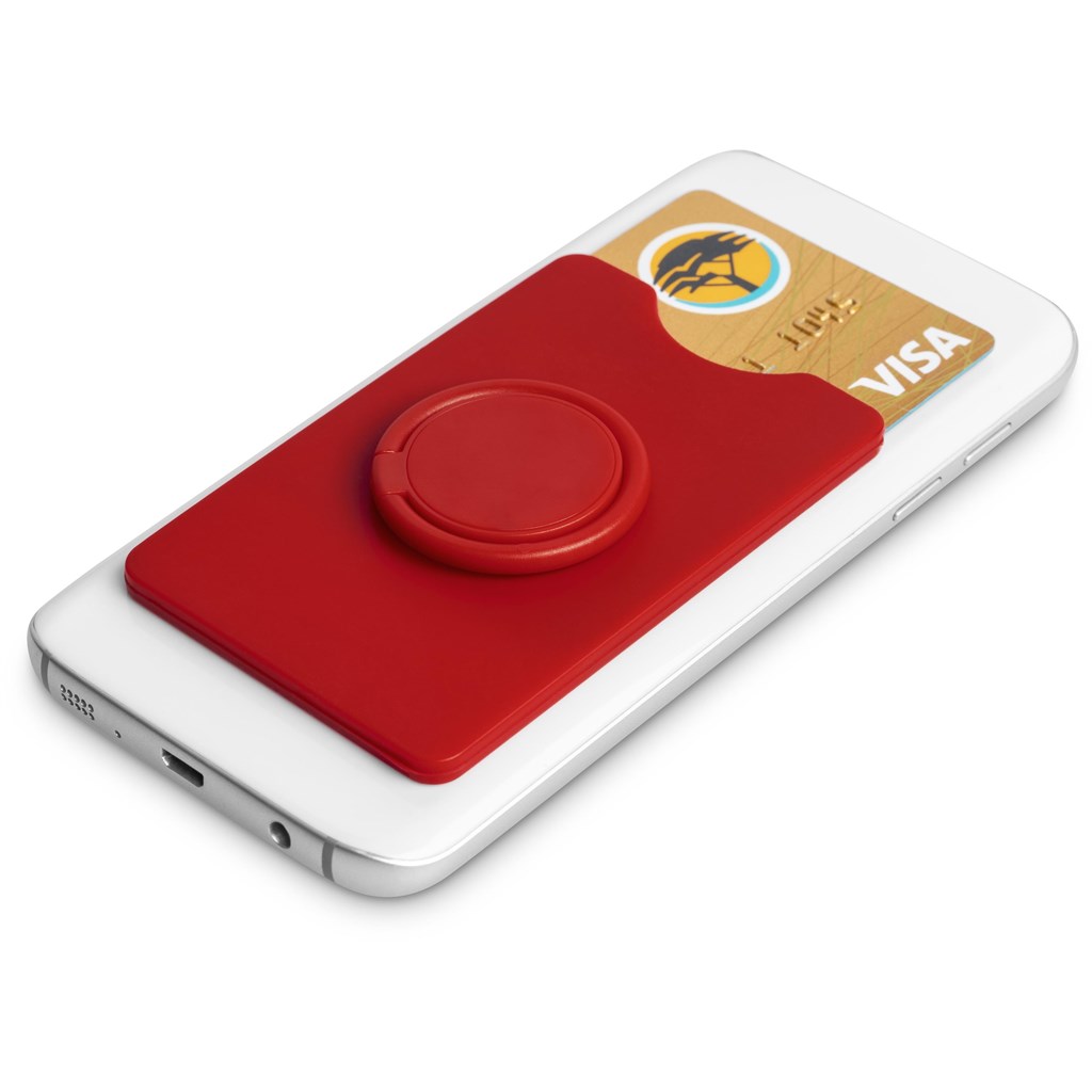 Axial Phone Card Holder, Ring Grip & Phone Stand