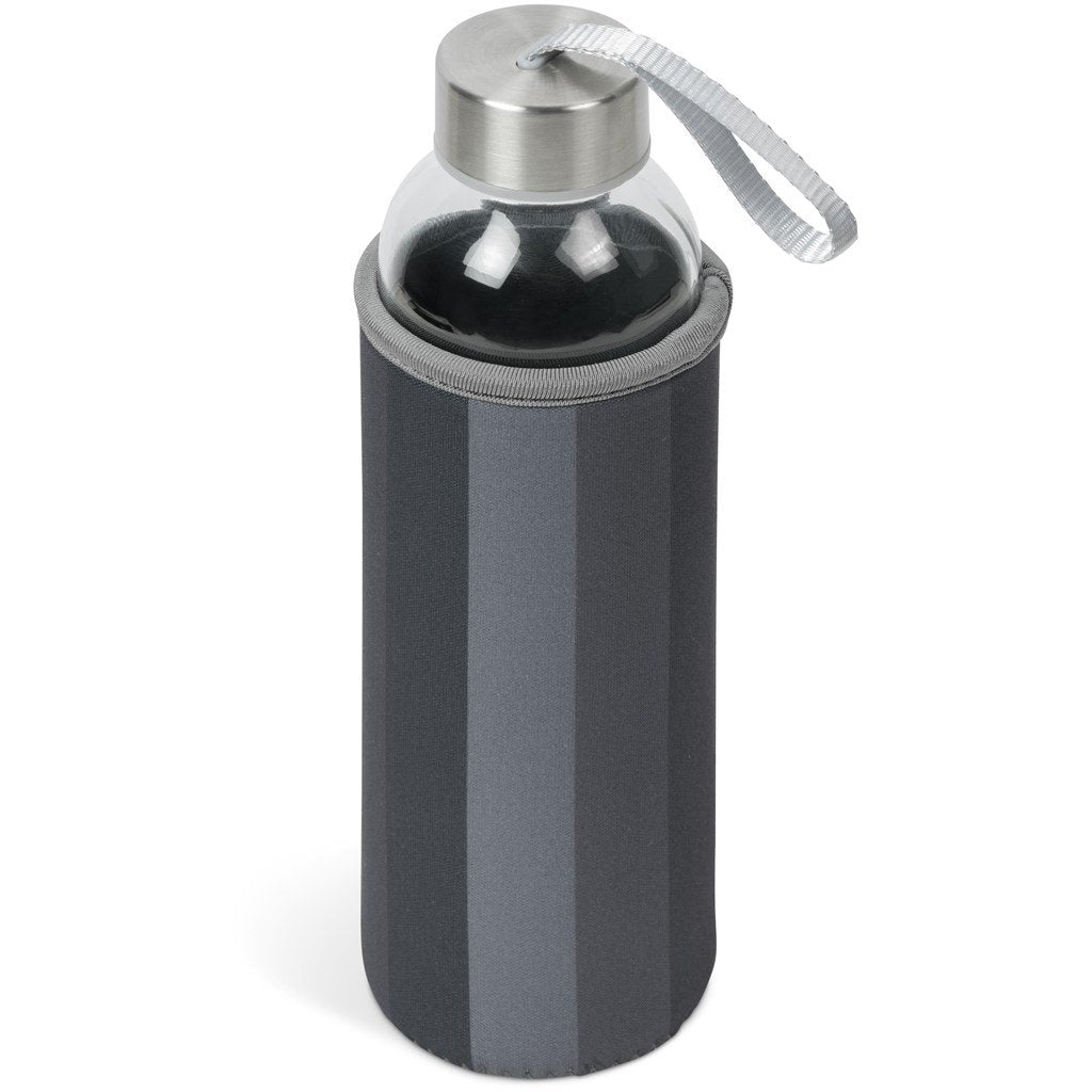 Quirky Glass Water Bottle - 500ml