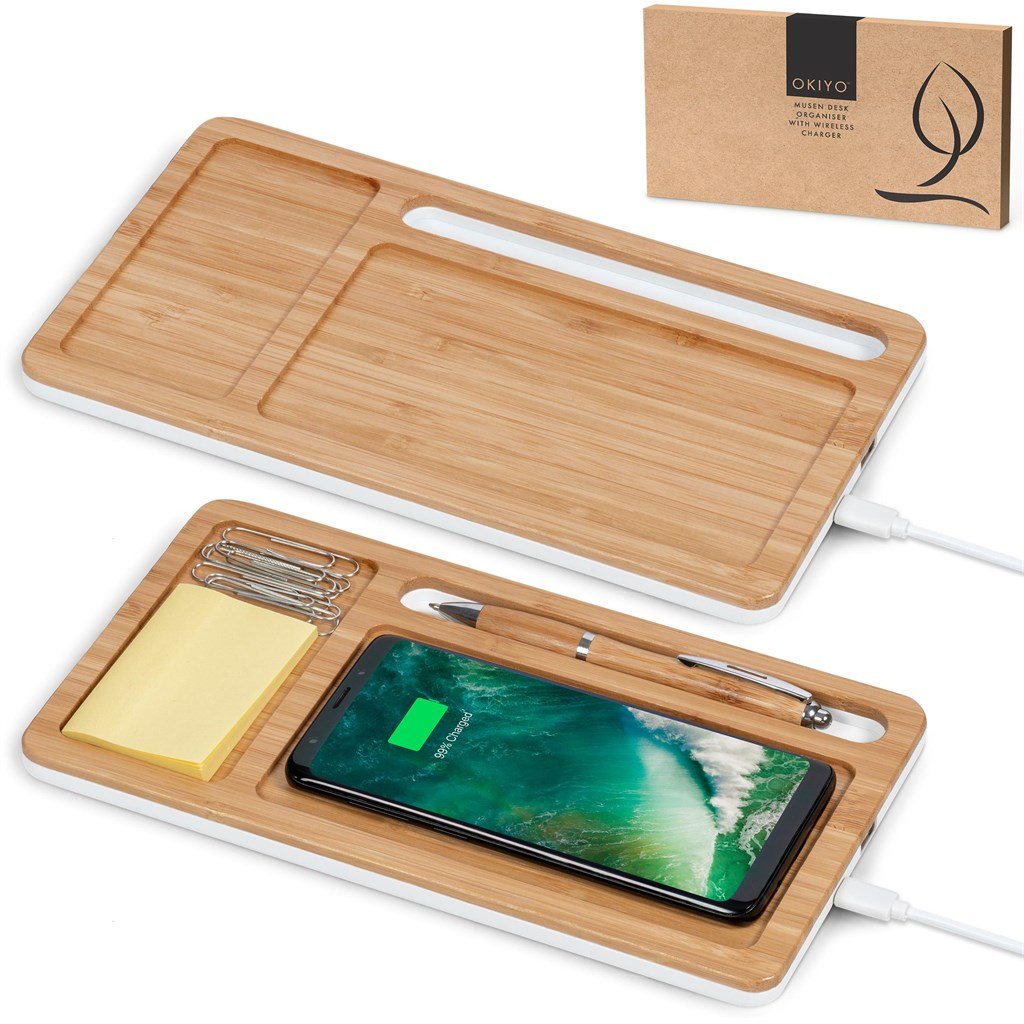 Musen Wireless Charger Desk Organiser