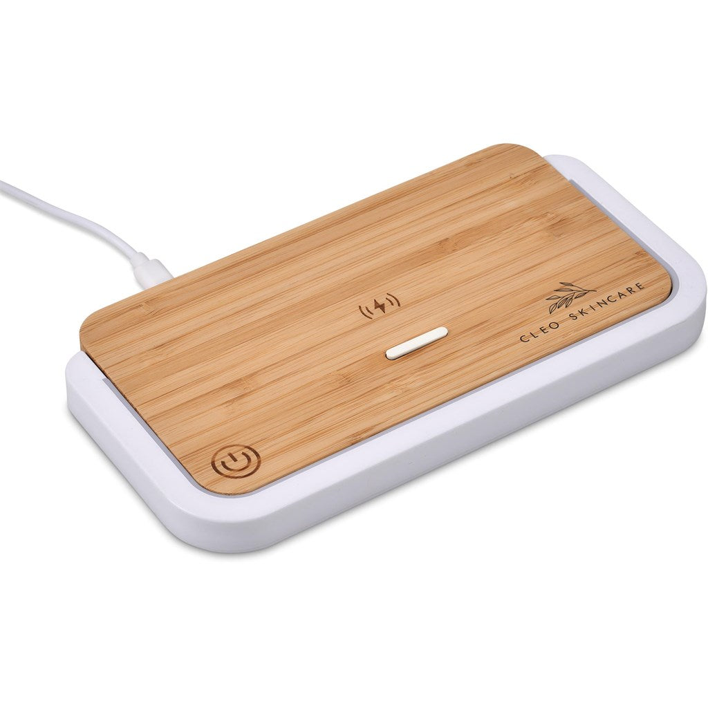 Yoru Bamboo Wireless Charger & Night Light