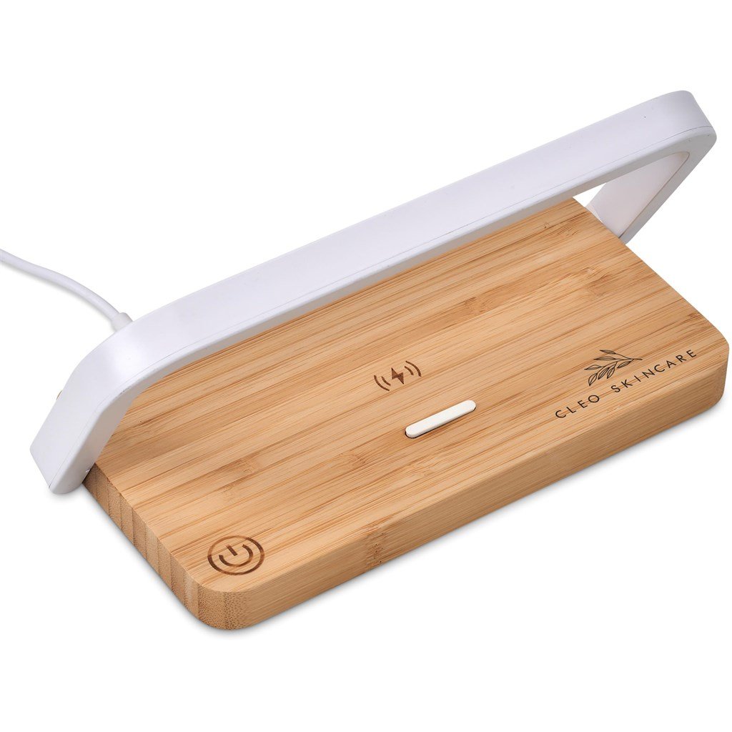 Yoru Bamboo Wireless Charger & Night Light