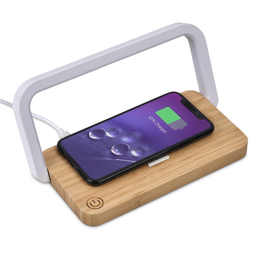 Yoru Bamboo Wireless Charger & Night Light