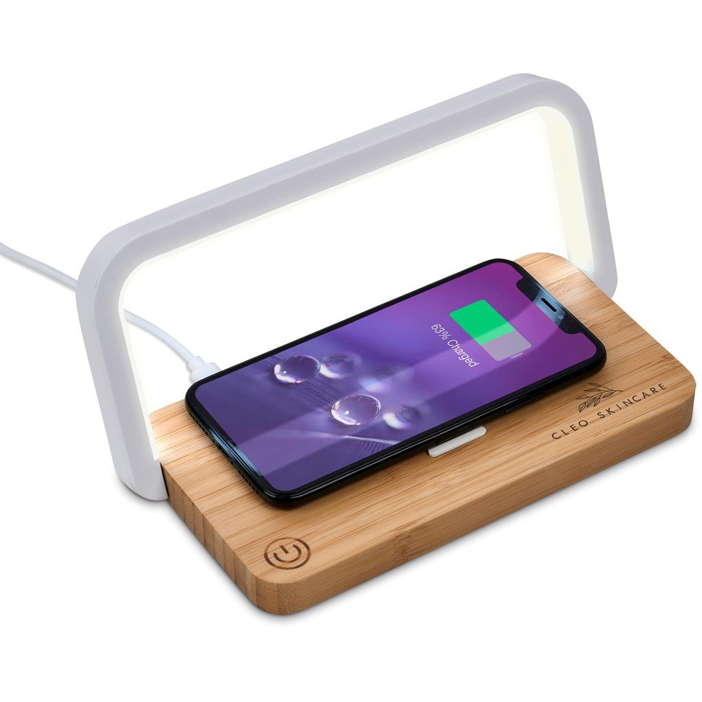 Yoru Bamboo Wireless Charger & Night Light