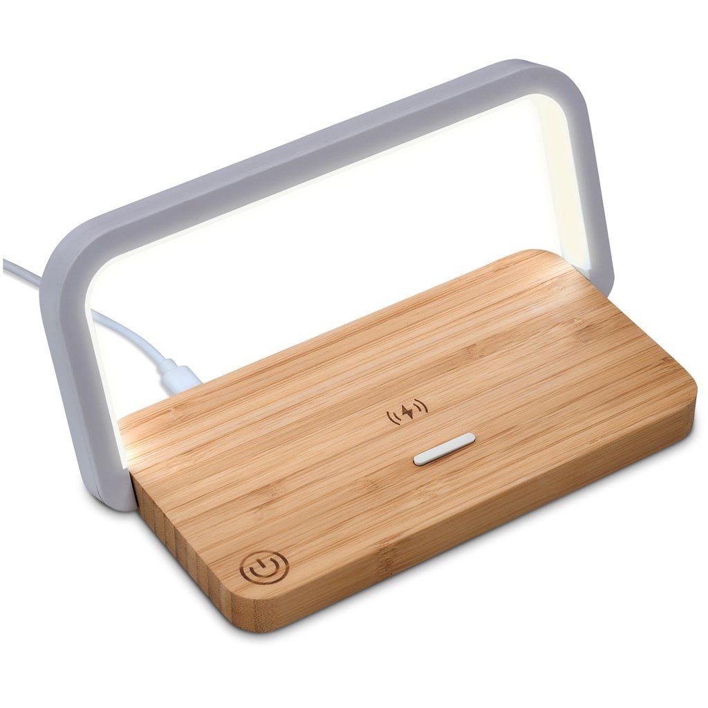 Yoru Bamboo Wireless Charger & Night Light