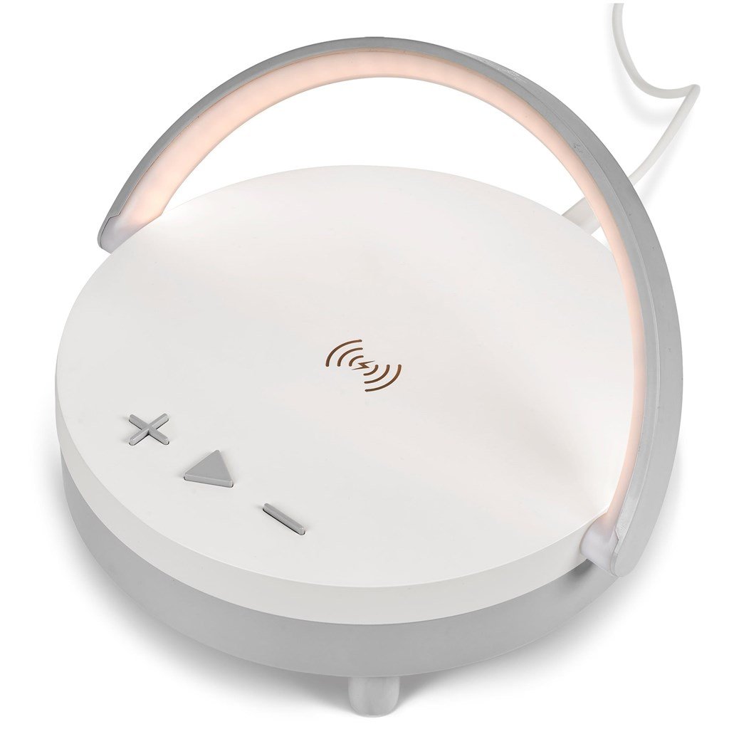 Anchorage Bluetooth Speaker, Wireless Charger & Night Light